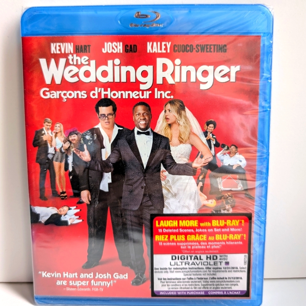 4/$20 Movies  THE WEDDING RINGER - Blu-Ray - NEW sealed